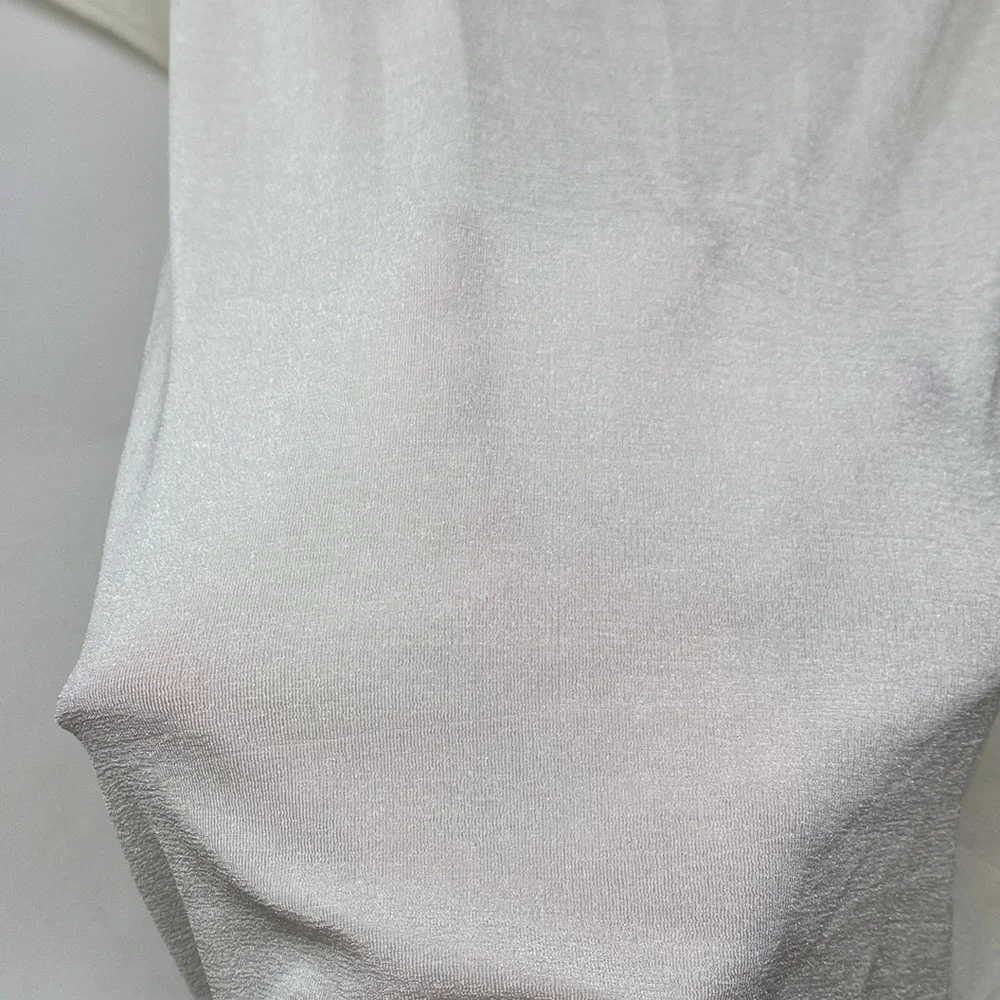 Chanel Coco Employee Sheer Shirt Top short sleeve size large - Picture 9 of 15